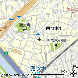 東京都葛飾区四つ木1丁目21-12周辺の地図