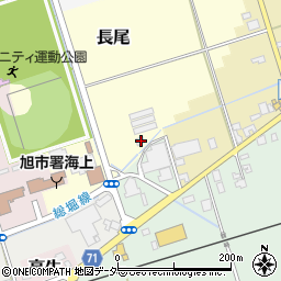 千葉県旭市長尾47-1周辺の地図