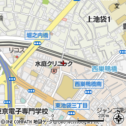 東京都豊島区東池袋2丁目54-6周辺の地図