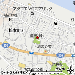 松本町青年館周辺の地図