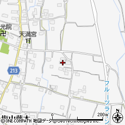 山梨県甲州市塩山藤木2180周辺の地図