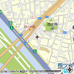 東京都葛飾区四つ木1丁目8周辺の地図