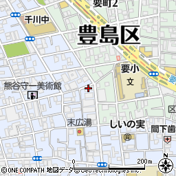 ヤクルト　東京ヤクルト販売練馬事業所池袋西センター周辺の地図