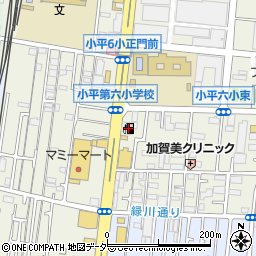 ａｐｏｌｌｏｓｔａｔｉｏｎセルフ小平ＳＳ周辺の地図