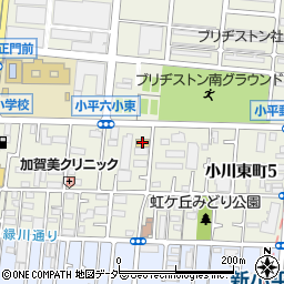 セブンイレブン小平小川東町５丁目店周辺の地図