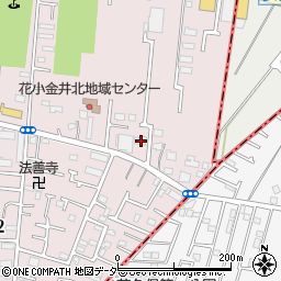 東京都小平市花小金井3丁目11-8周辺の地図