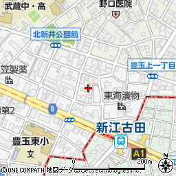 東京都練馬区豊玉北1丁目10周辺の地図