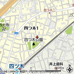 東京都葛飾区四つ木1丁目16-18周辺の地図