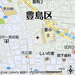 東京都豊島区要町2丁目5周辺の地図