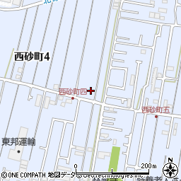 東京都立川市西砂町4丁目47周辺の地図