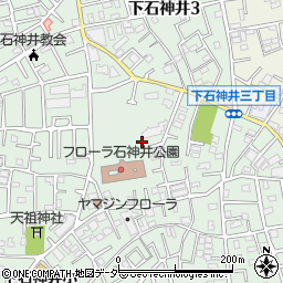 東京都練馬区下石神井3丁目周辺の地図