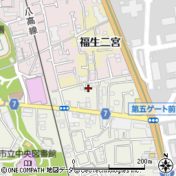東京都福生市熊川1065-13周辺の地図