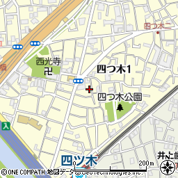東京都葛飾区四つ木1丁目21-8周辺の地図