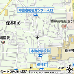 湧泉治療院周辺の地図