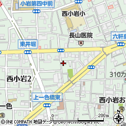 東京都江戸川区西小岩2丁目19-6周辺の地図