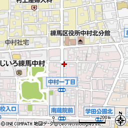 藤田三惠子舞踊研究所周辺の地図
