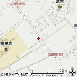 千葉県富里市七栄199-89周辺の地図