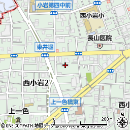 東京都江戸川区西小岩2丁目18-2周辺の地図