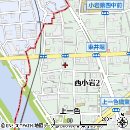 東京都江戸川区西小岩2丁目10-1周辺の地図