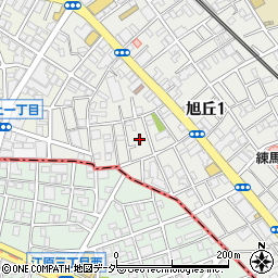 東京都練馬区旭丘1丁目43周辺の地図