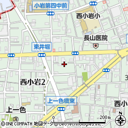 東京都江戸川区西小岩2丁目18周辺の地図
