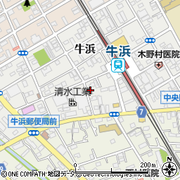 東京都福生市牛浜82周辺の地図