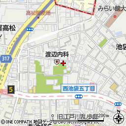 東京都豊島区池袋3丁目5-26周辺の地図