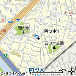 東京都葛飾区四つ木1丁目21-3周辺の地図