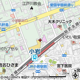 東京都江戸川区西小岩1丁目24-13周辺の地図