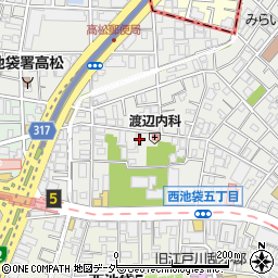 東京都豊島区池袋3丁目5-22周辺の地図
