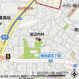 東京都豊島区池袋3丁目5-25周辺の地図