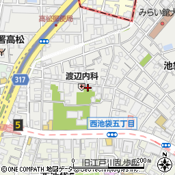 東京都豊島区池袋3丁目5-25周辺の地図