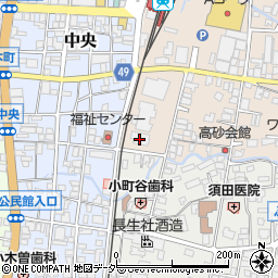 株式会社グレース　虹のホール駒ヶ根周辺の地図