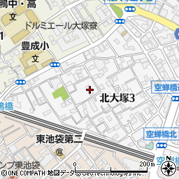 大洋大塚マンション周辺の地図