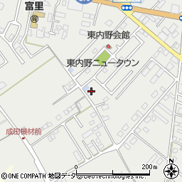 千葉県富里市七栄281-2周辺の地図