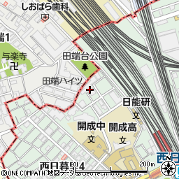 東京都荒川区西日暮里4丁目5周辺の地図