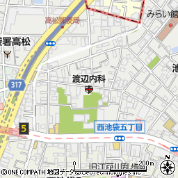 東京都豊島区池袋3丁目5-24周辺の地図