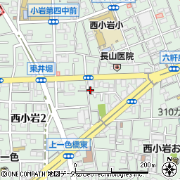 東京都江戸川区西小岩2丁目19-7周辺の地図