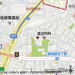 東京都豊島区池袋3丁目5-21周辺の地図