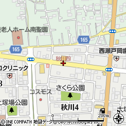 秋川四周辺の地図