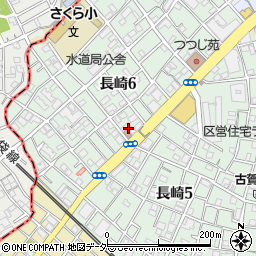 ピザハット　東長崎店周辺の地図