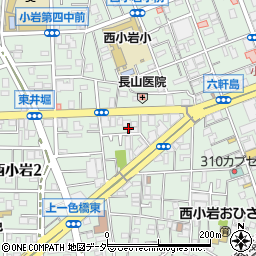 東京都江戸川区西小岩2丁目19-16周辺の地図