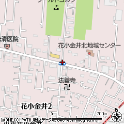 花小金井三周辺の地図