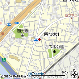 東京都葛飾区四つ木1丁目21-5周辺の地図