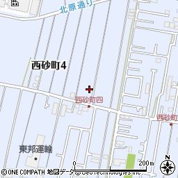 東京都立川市西砂町4丁目49周辺の地図