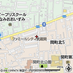 ファミールシティ武蔵関イーストテラス周辺の地図
