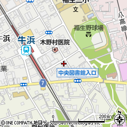 全駐労　東京地区本部周辺の地図