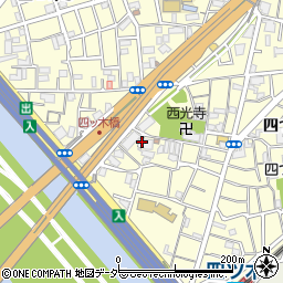 東京都葛飾区四つ木1丁目23周辺の地図