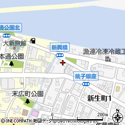 千葉県銚子市新生町1丁目1-15周辺の地図