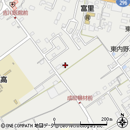 千葉県富里市七栄290周辺の地図